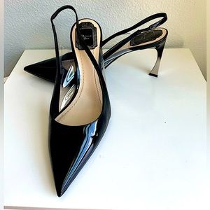 Christian Dior Black Patent Leather Heels